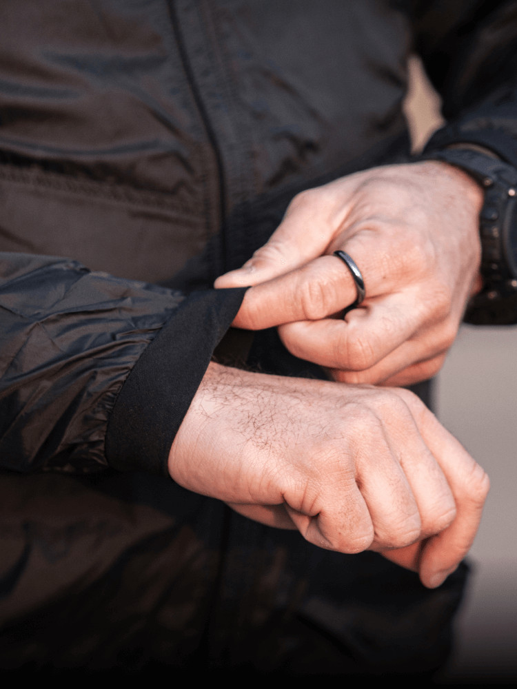 Jackets featuring adjustable wrist closures provide a custom fit, and waist draw cords can either cinch for a tailored look or expand to layer up. 