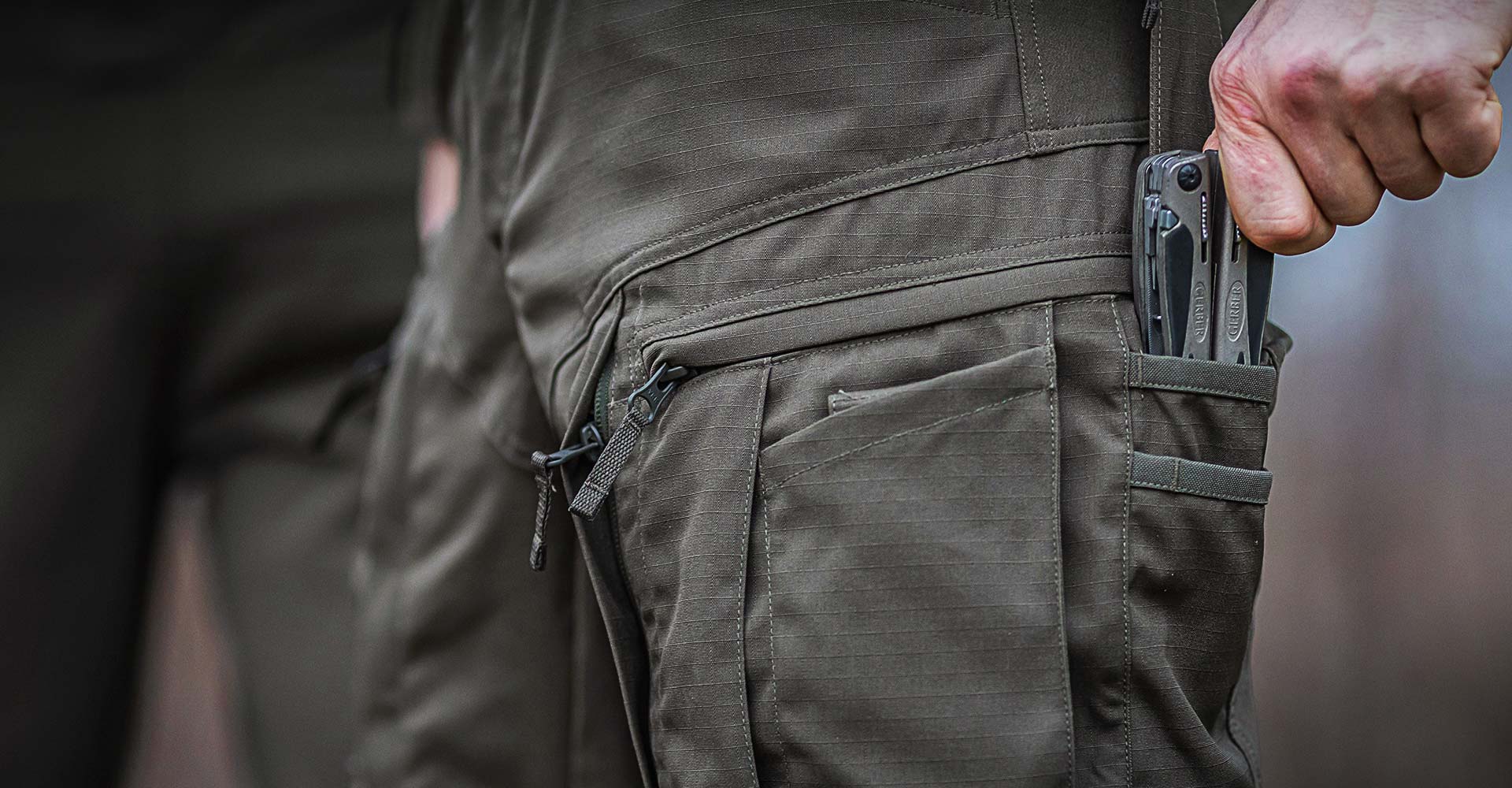 The Striker Combat Pants are equipped with our Smart Pockets, allowing you to carry an array of essential tactical gear.