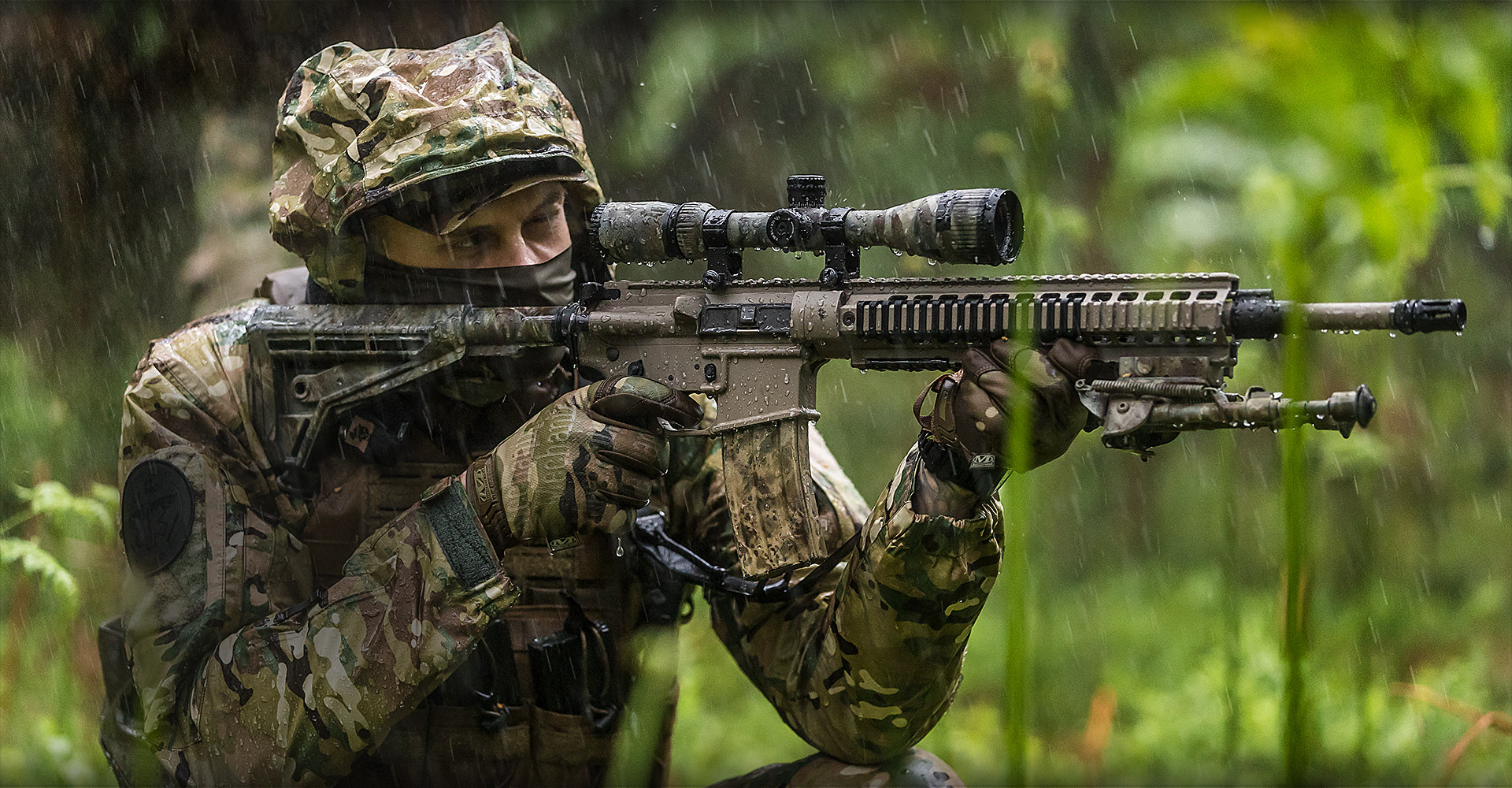 Tactical jackets with the Hood/Harness® system.