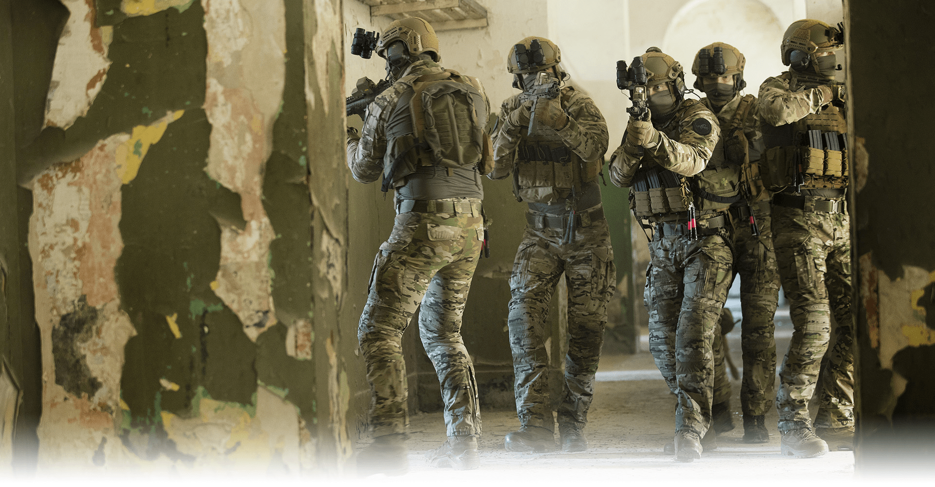 Tactical gear in MultiCam